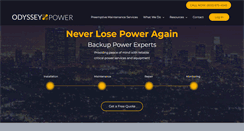 Desktop Screenshot of odysseypower.com